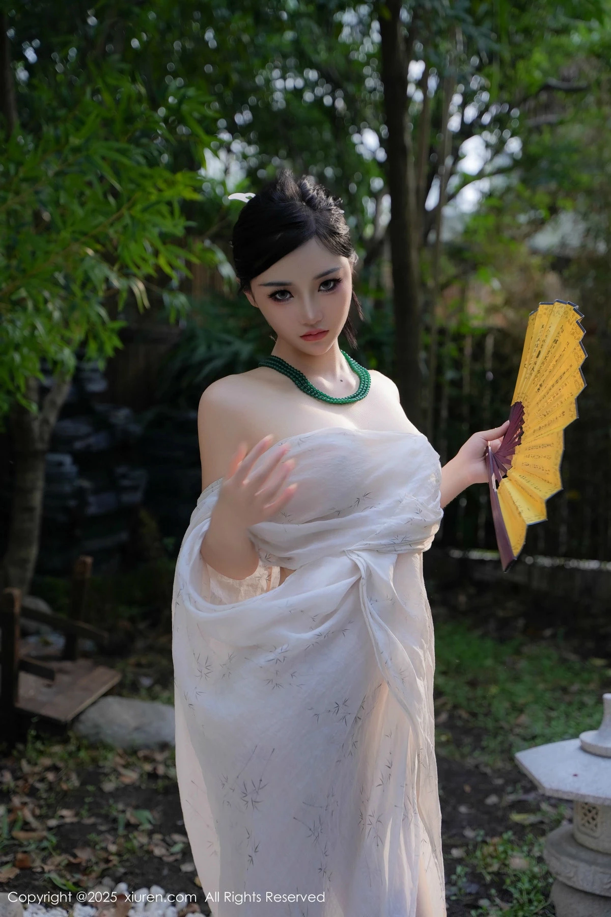 秀人集.com_[XiuRen秀人网]No.9730_模特妙可可Cheese性感白色古风服配超薄白丝秀丰腴身材诱惑写真84P