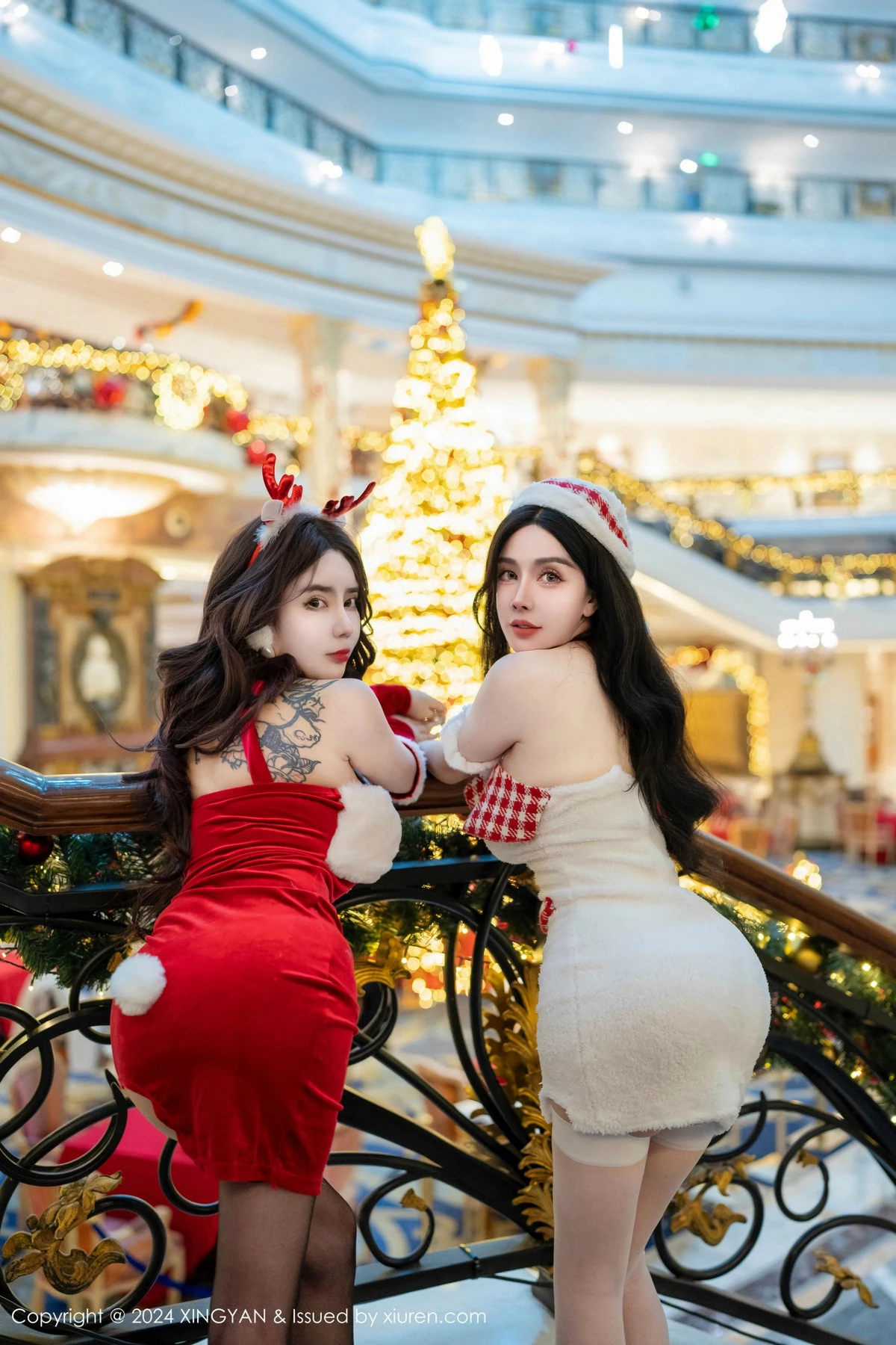 秀人集.com_[XINGYAN星颜社]VOL.294_模特合集潘思沁圣诞主题性感圣诞情趣服饰秀惹火身材诱惑写真76P