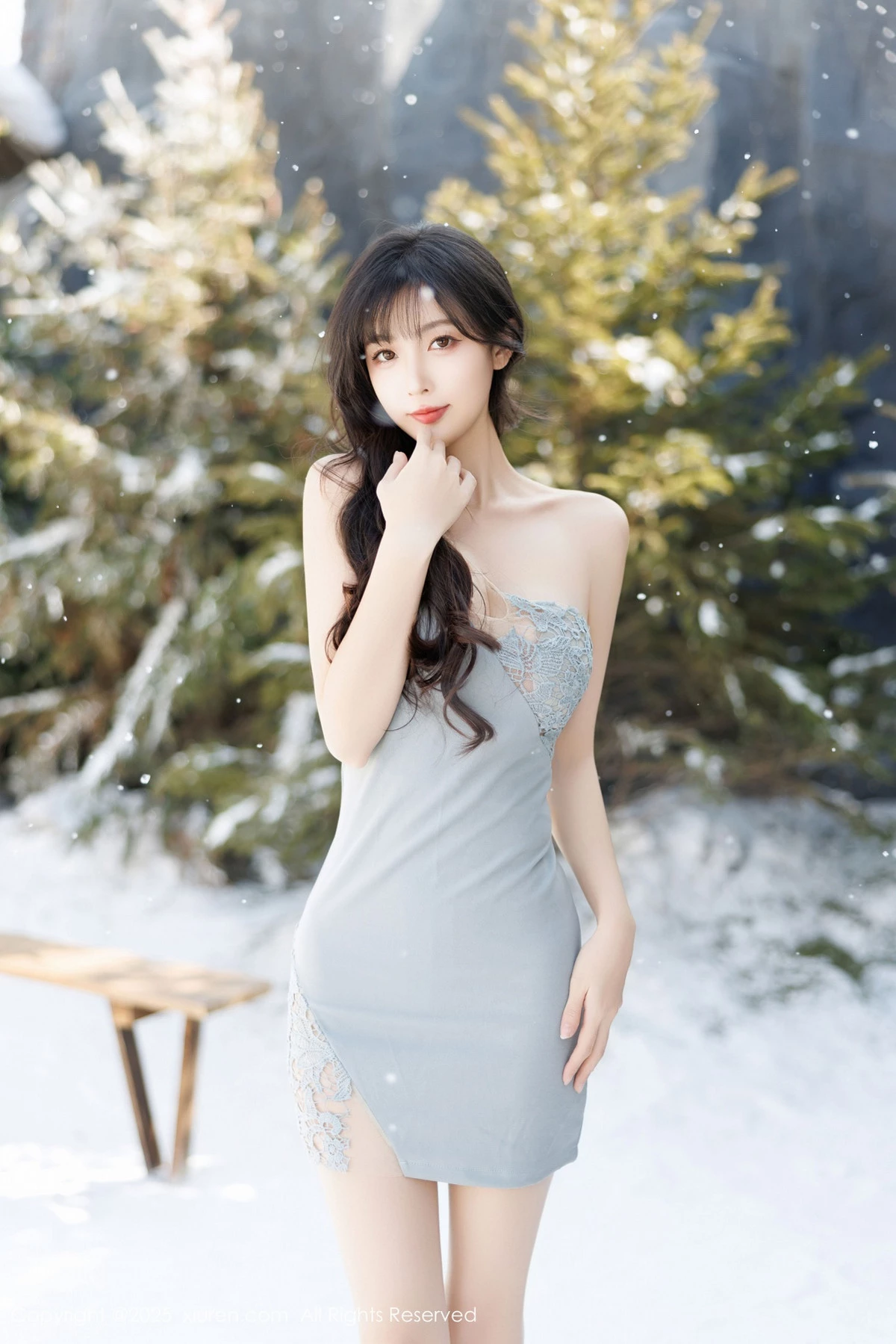 秀人集.com_[XiuRen秀人网]No.9863_模特林星阑性感浅色连衣短裙+白色情趣内衣秀曼妙身姿诱惑写真83P