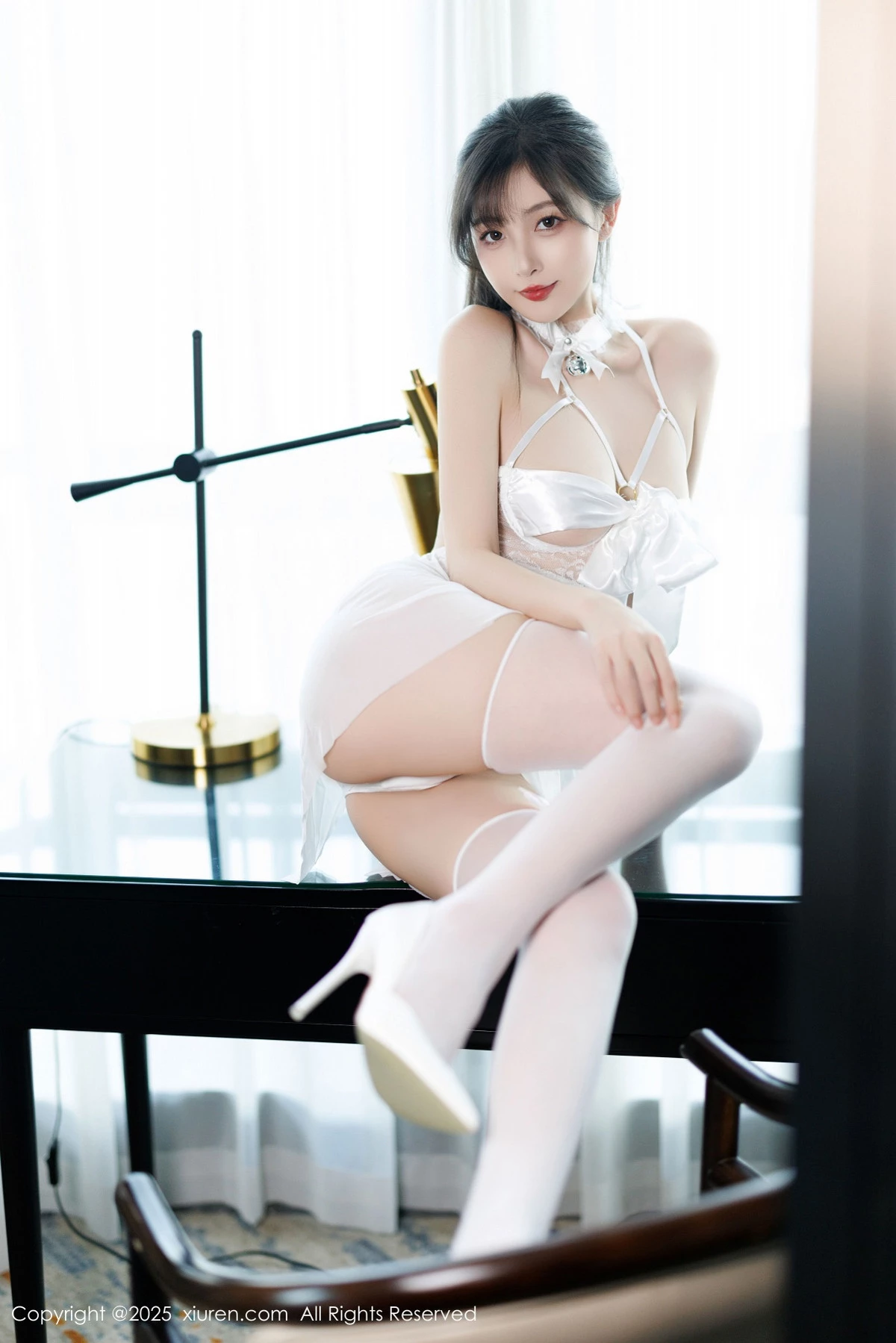 秀人集.com_[XiuRen秀人网]No.9863_模特林星阑性感浅色连衣短裙+白色情趣内衣秀曼妙身姿诱惑写真83P