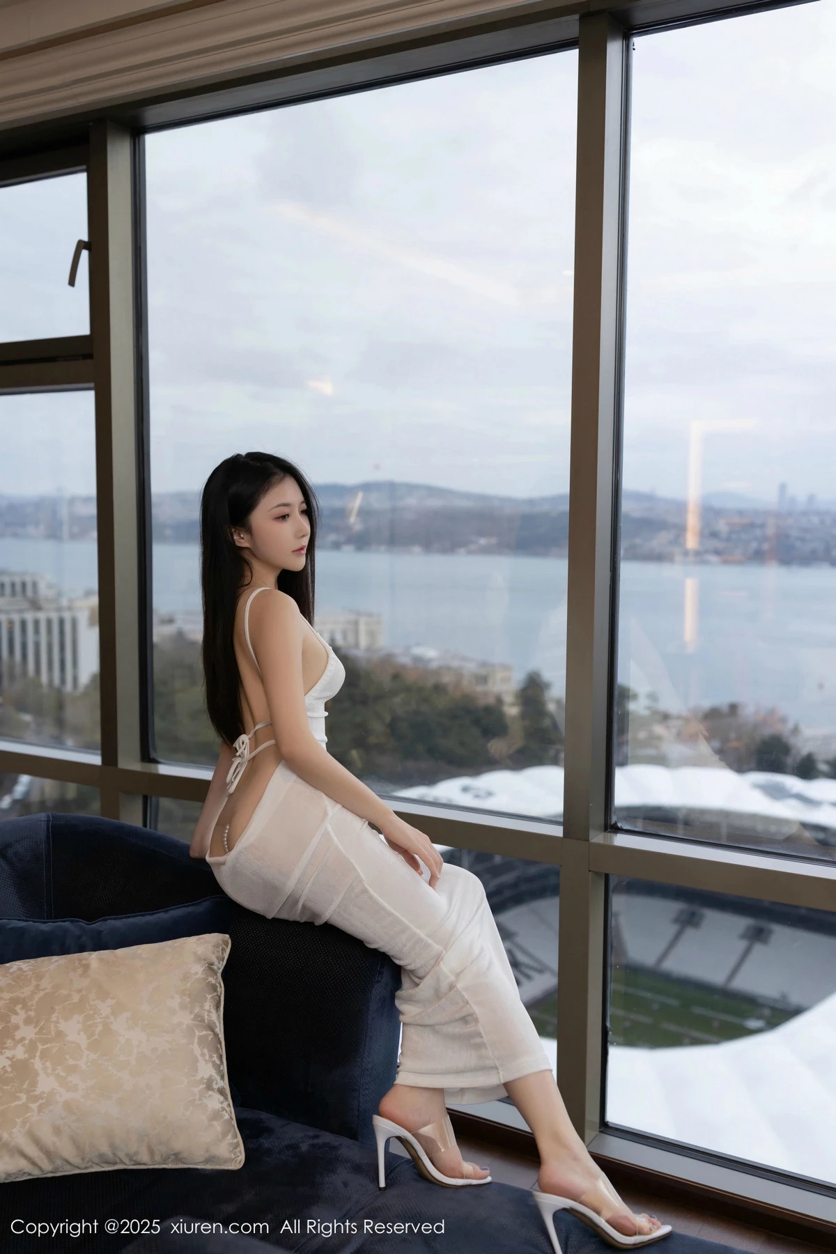 秀人集.com_[XiuRen秀人网]No.9780_模特鱼子酱Fish私房性感白色透视连衣长裙秀惹火身材诱惑写真80P