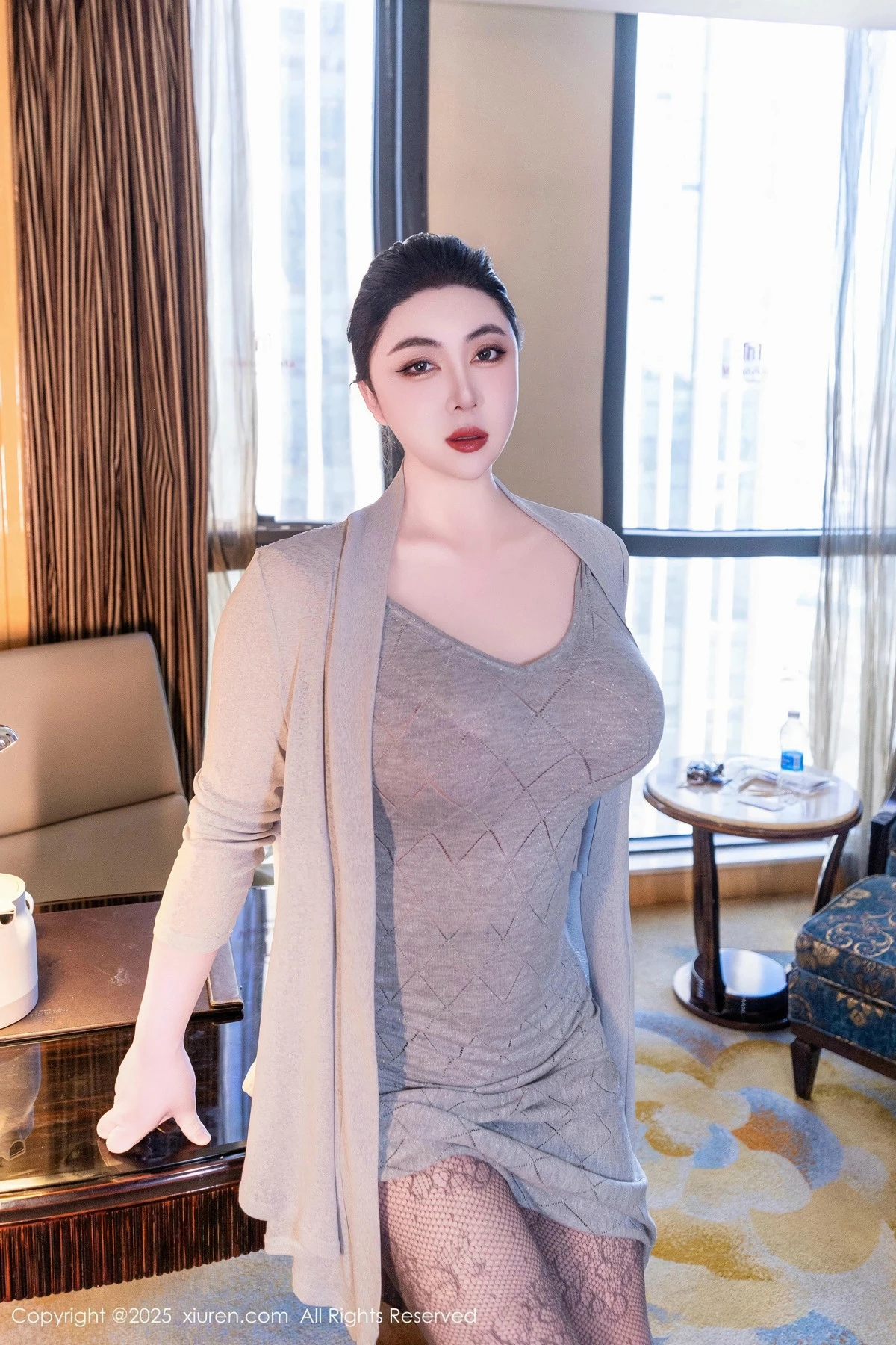 秀人集.com_[XiuRen秀人网]No.9955_模特风景尤美私房性感内衣配黑丝网袜秀丰满身材撩人诱惑写真96P