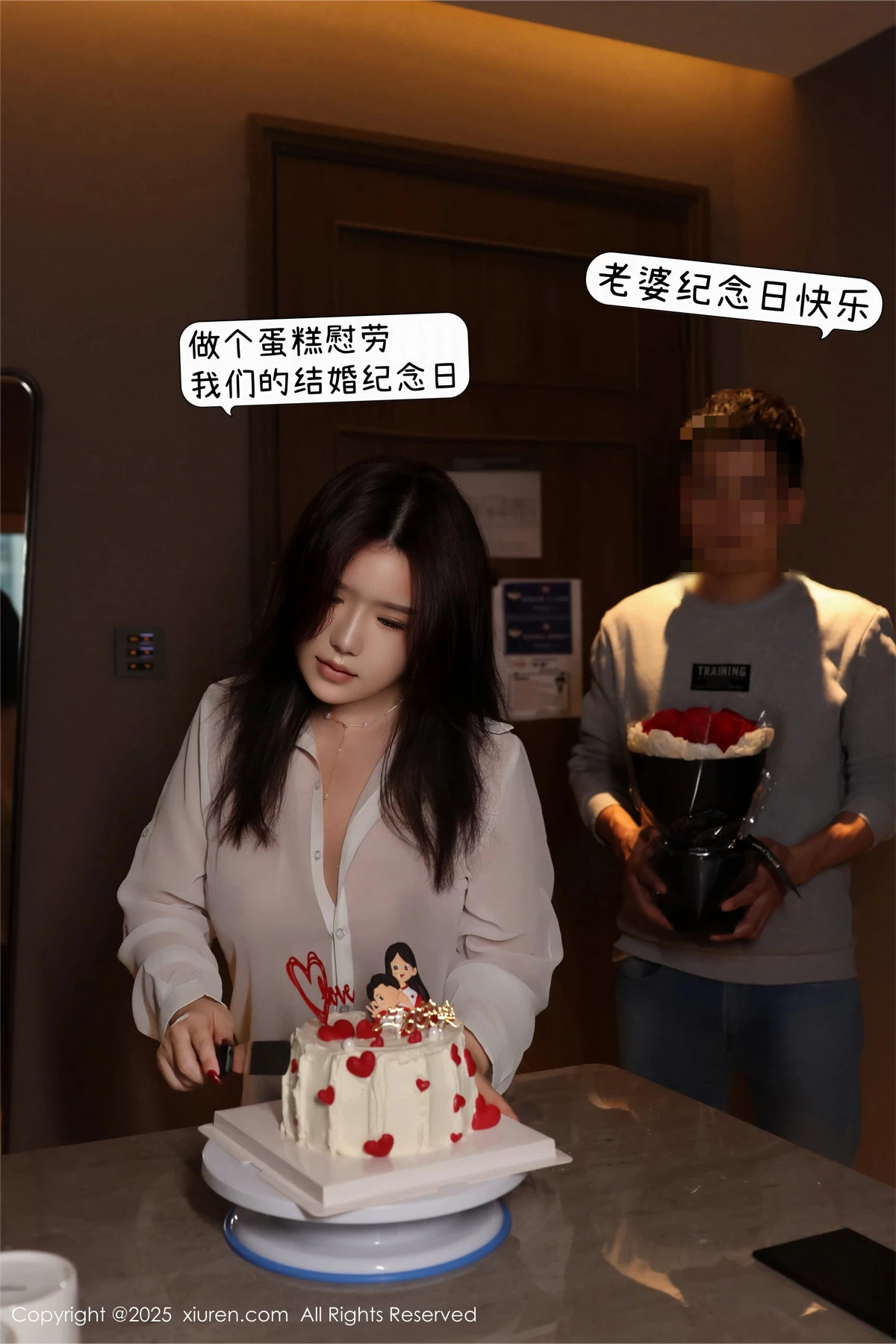 秀人集.com_[XiuRen秀人网]No.9983_模特小薯条nienie纪念日主题性感白衬衫配超薄黑丝秀美腿诱惑写真106P