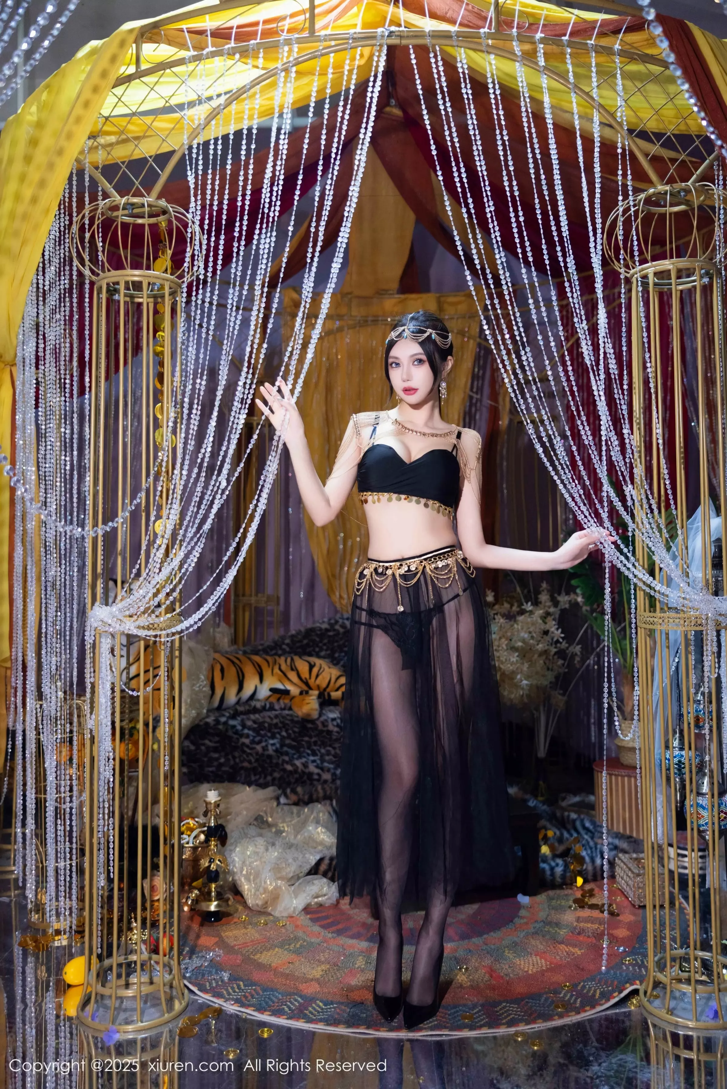 秀人集.com_[XiuRen秀人网]No.10018_女神绮里嘉ula性感黑色轻透长裙露黑色内衣秀曼妙身姿诱惑写真79P