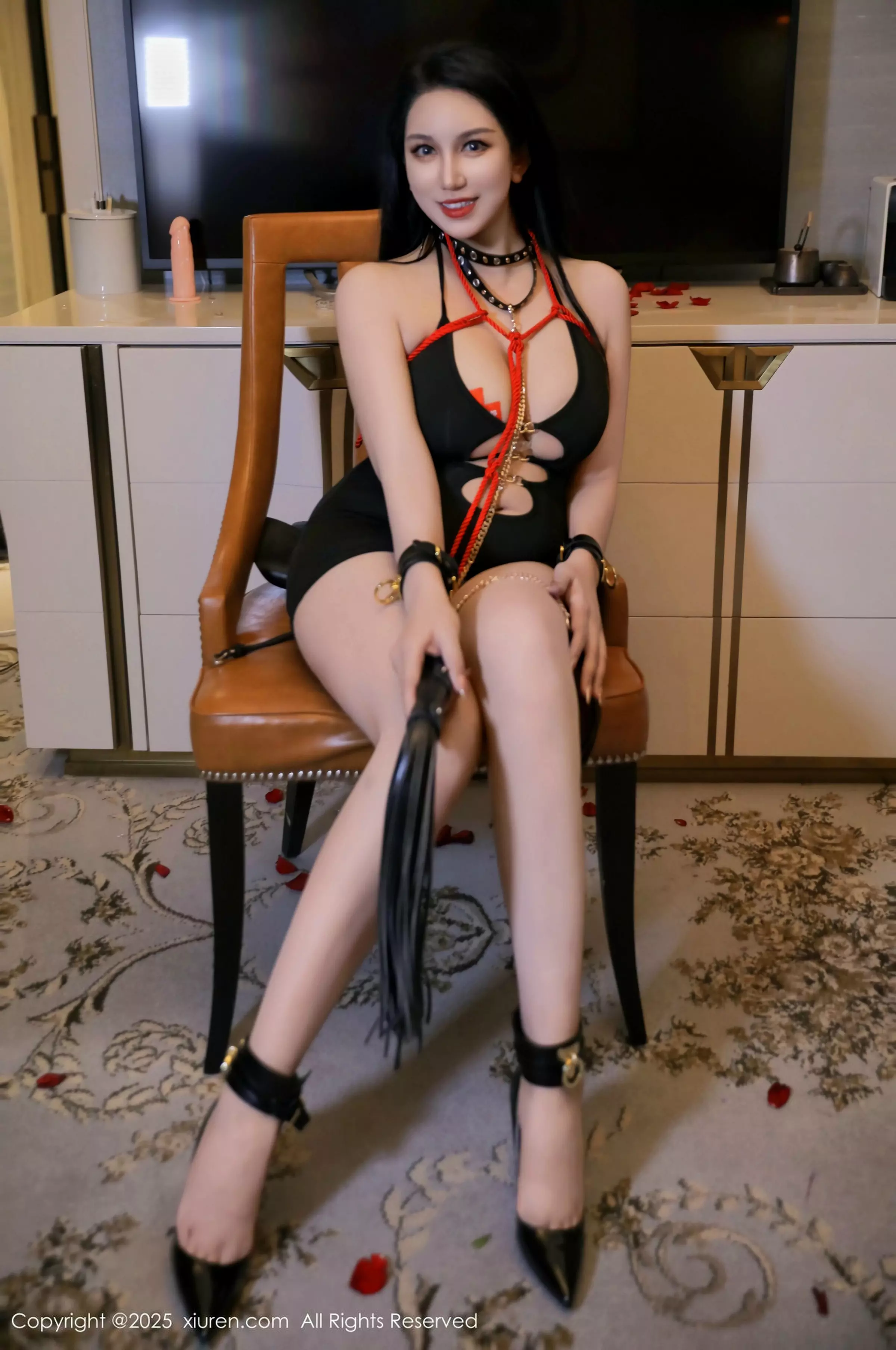 秀人集.com_[XiuRen秀人网]No.10103_模特合集女神乔安娜情趣捆绑性感红色情趣服饰秀凹凸身材诱惑写真64P