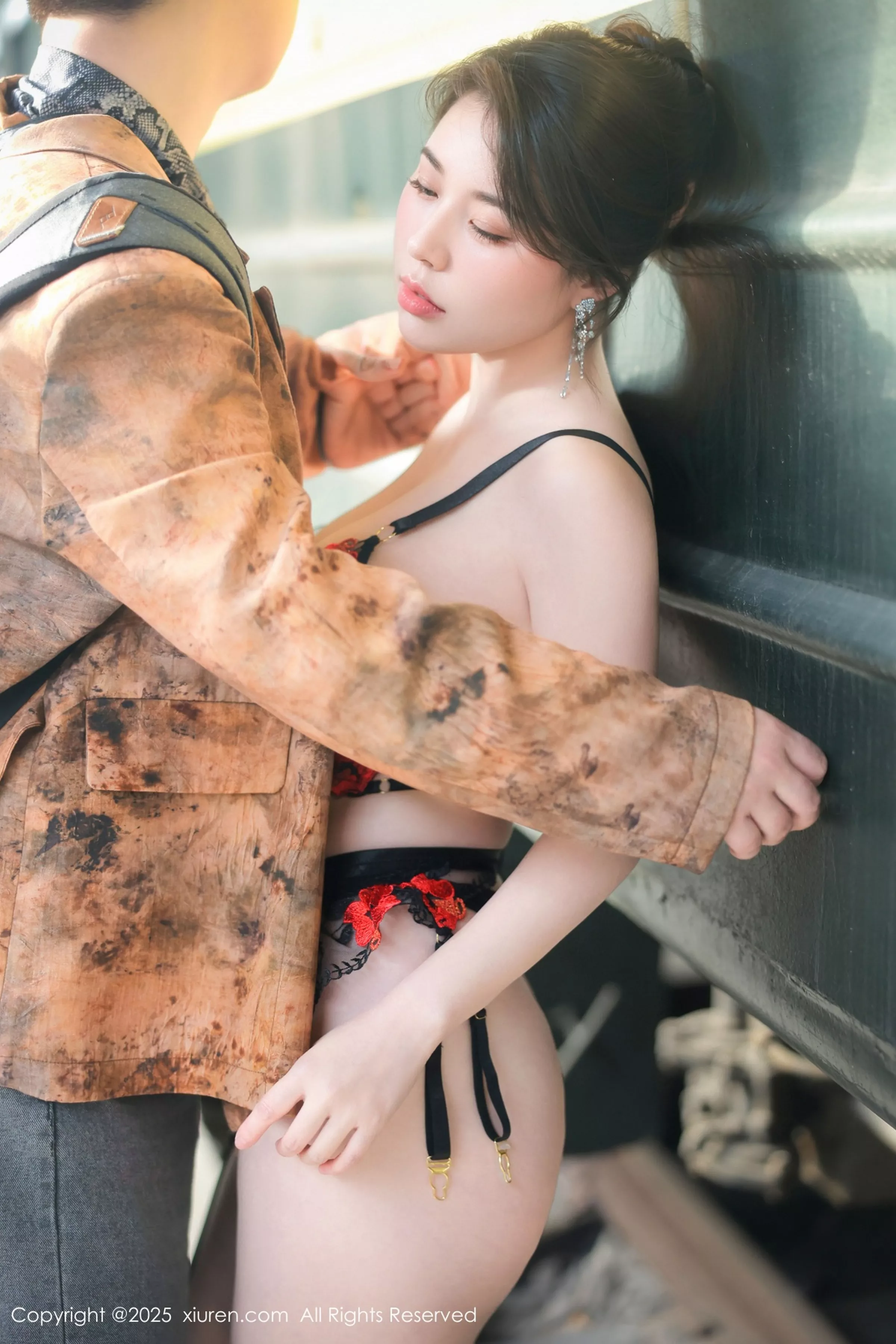 秀人集.com_[XiuRen秀人网]No.10155_模特白茹雪abby性感黑色情趣内衣配黑丝吊袜秀丰腴身材诱惑写真78P