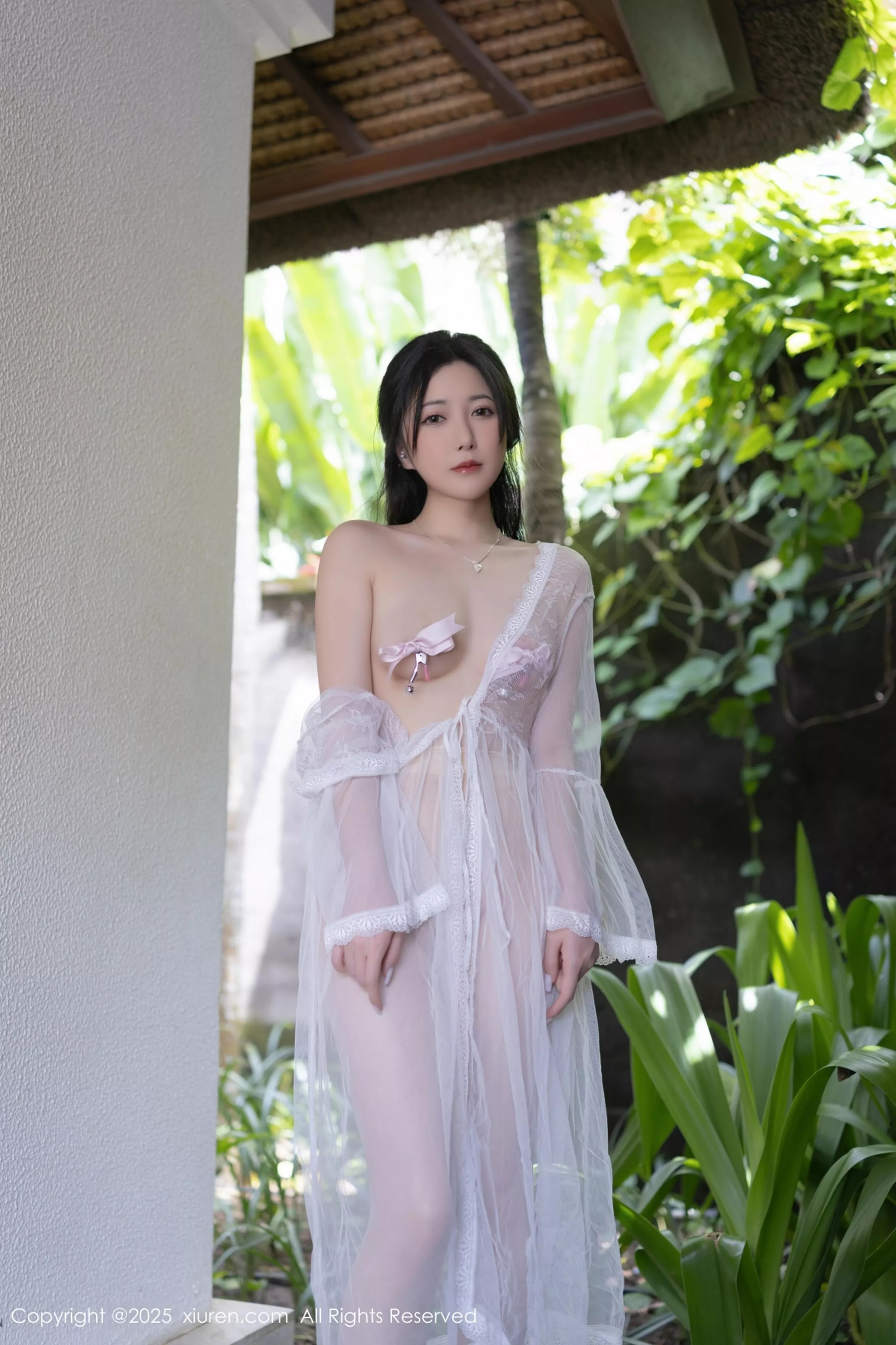 秀人集.com_[XiuRen秀人网]No.10173_模特鱼子酱Fish性感白色轻透连衣裙透视秀惹火身材撩人诱惑写真80P