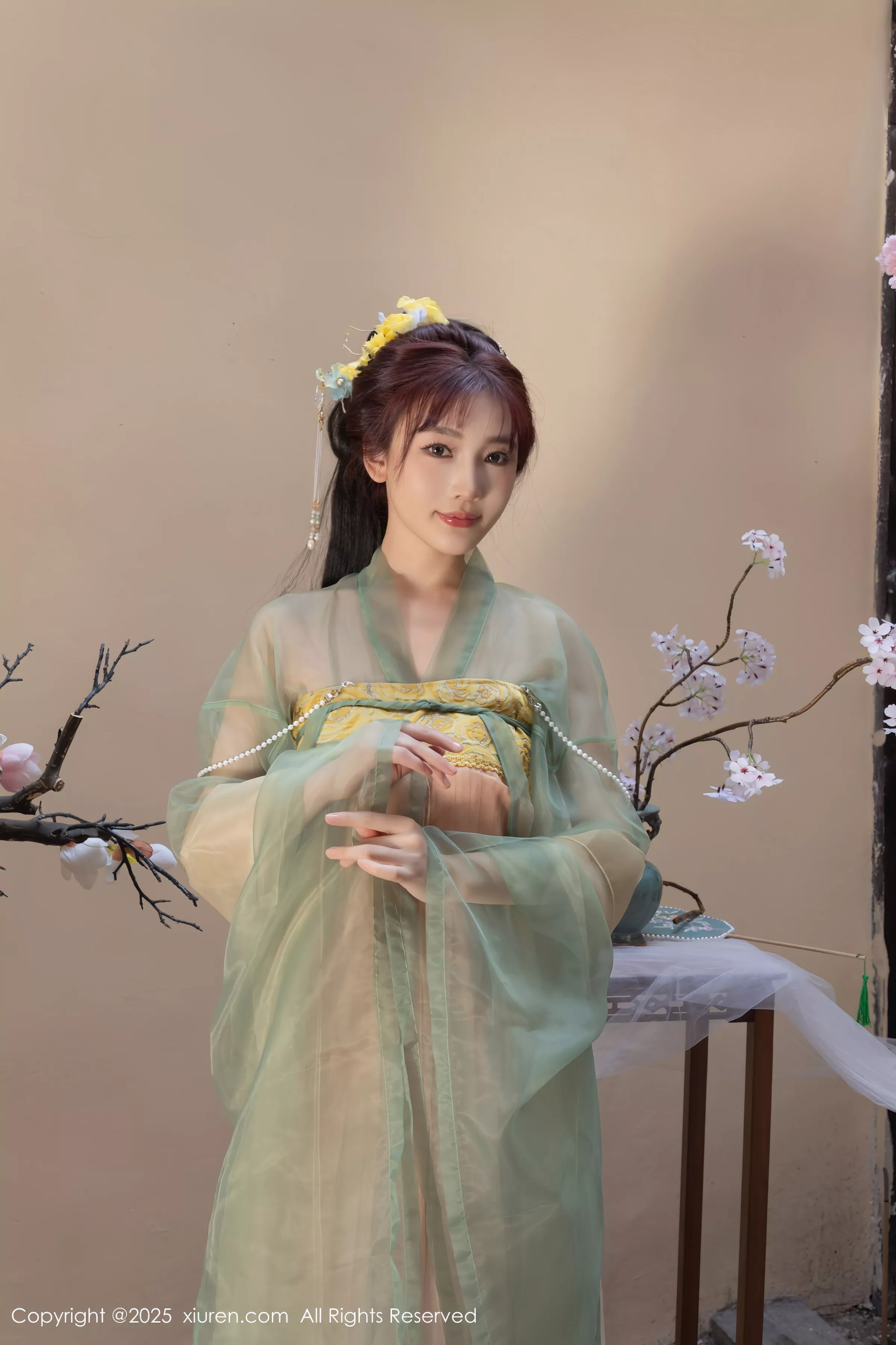 秀人集.com_[XiuRen秀人网]No.10223_模特合集女神陆萱萱＆安然anran激情互动薄纱古装撩人诱惑写真80P