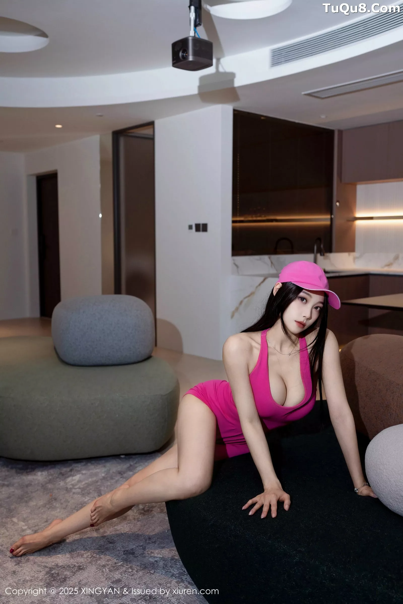 秀人集.com_[XINGYAN星颜社]VOL.351_模特清妙私房性感玫红色瑜伽服紧身秀丰腴身材撩人诱惑写真78P