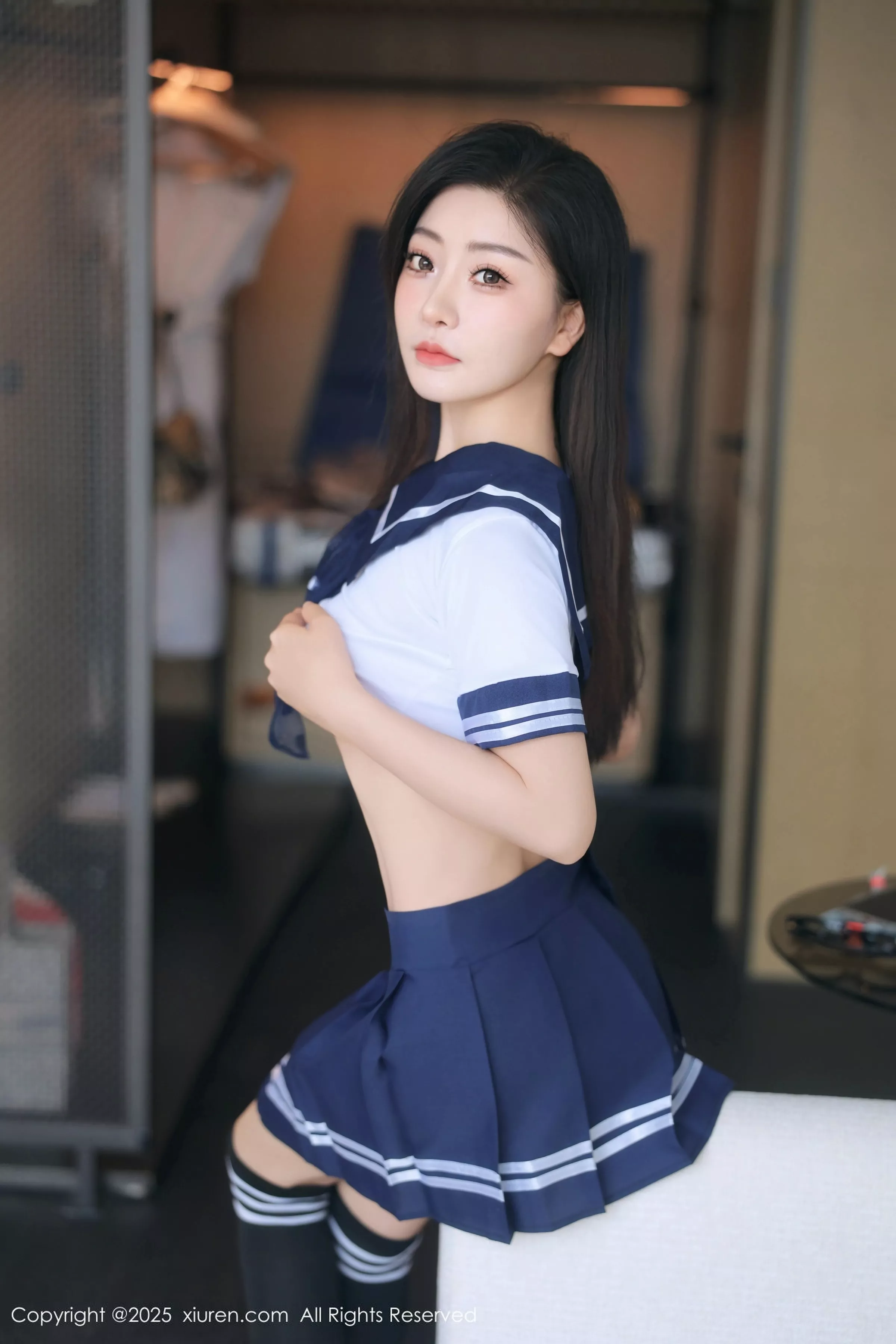 秀人集.com_[XiuRen秀人网]No.10298_模特Annie_baby性感JK制服露白色内衣秀凹凸身材撩人诱惑写真60P