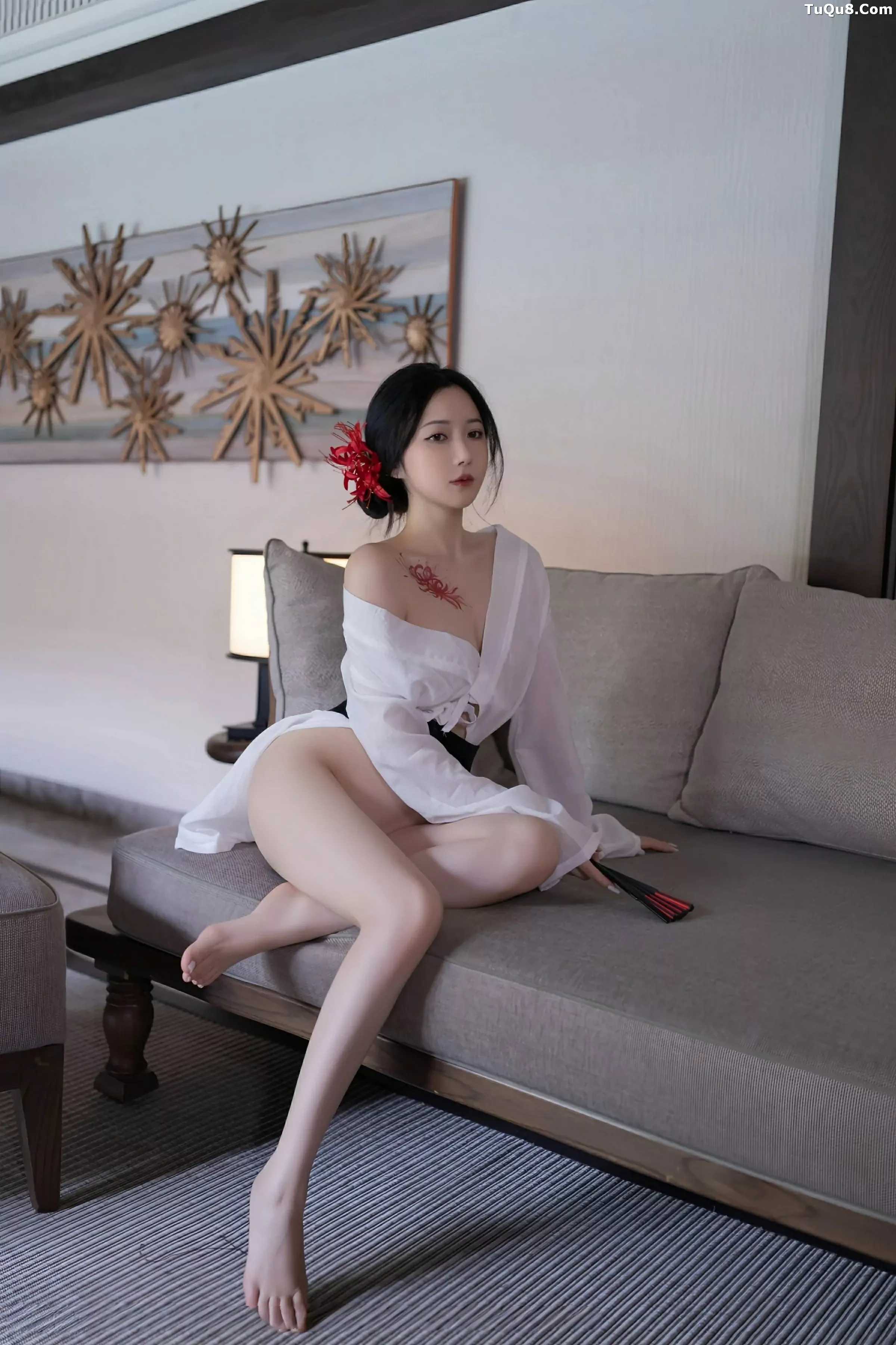 秀人集.com_[XiuRen秀人网]No.10514_模特鱼子酱Fish性感白色薄透服饰配白色丝袜秀曼妙身材诱惑写真80P