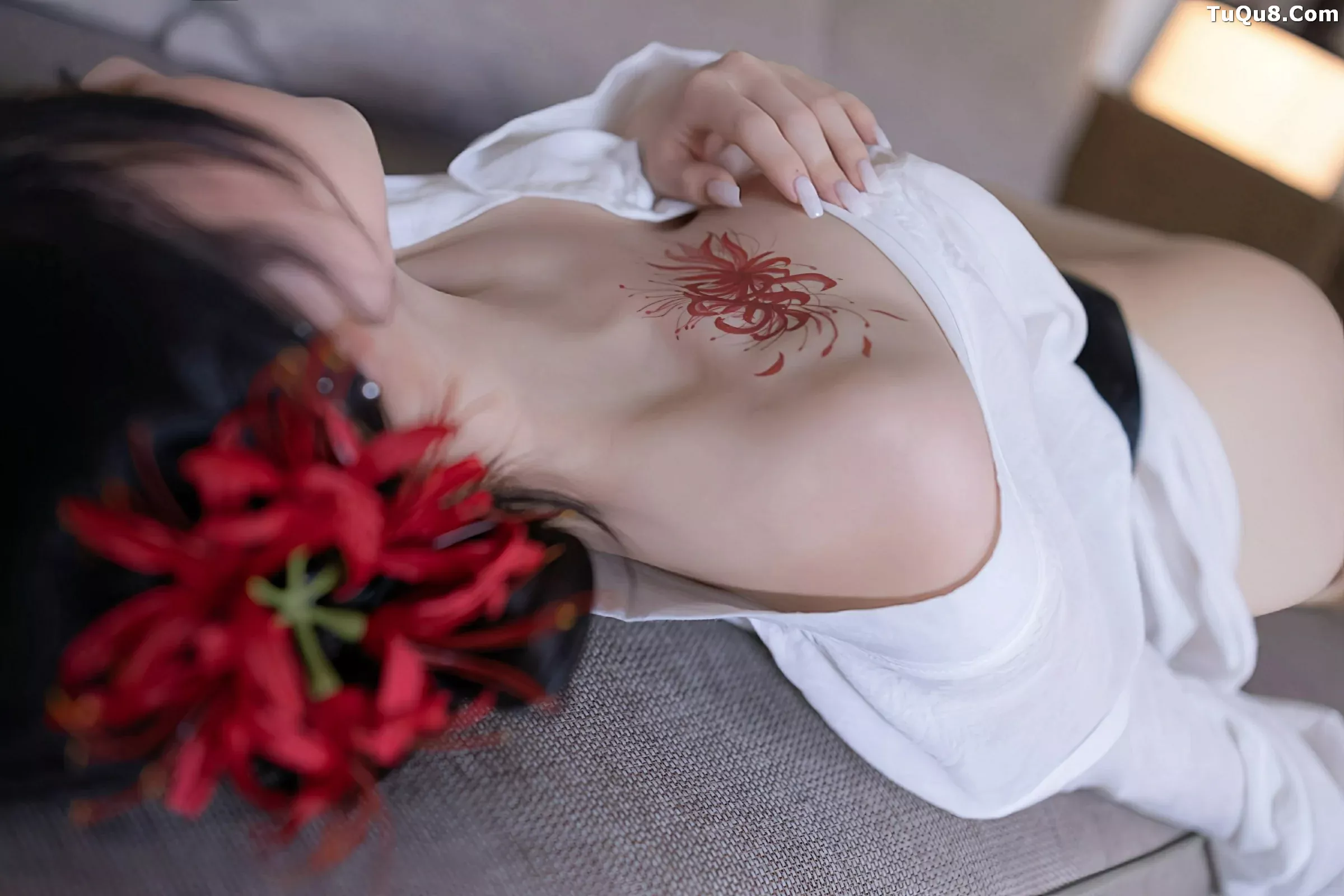 秀人集.com_[XiuRen秀人网]No.10514_模特鱼子酱Fish性感白色薄透服饰配白色丝袜秀曼妙身材诱惑写真80P