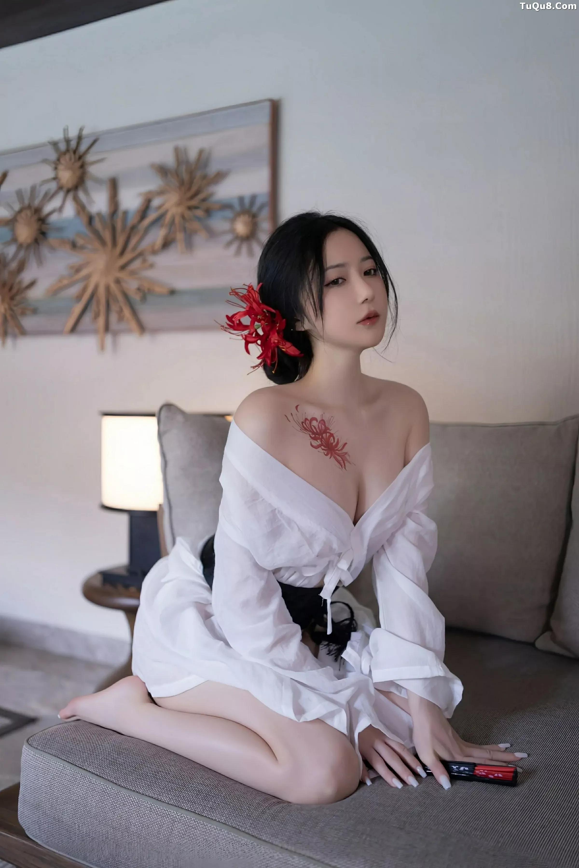 秀人集.com_[XiuRen秀人网]No.10514_模特鱼子酱Fish性感白色薄透服饰配白色丝袜秀曼妙身材诱惑写真80P