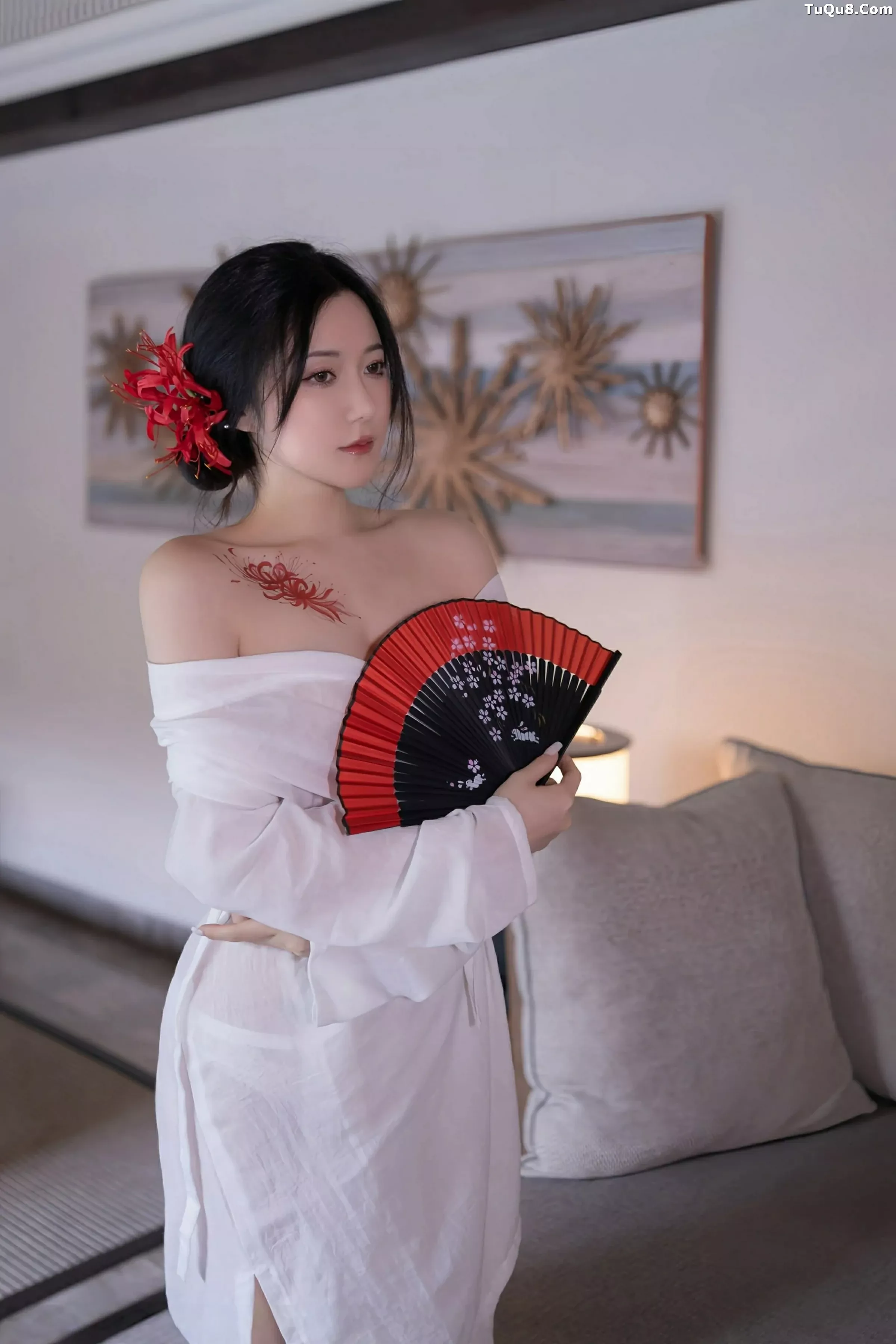 秀人集.com_[XiuRen秀人网]No.10514_模特鱼子酱Fish性感白色薄透服饰配白色丝袜秀曼妙身材诱惑写真80P