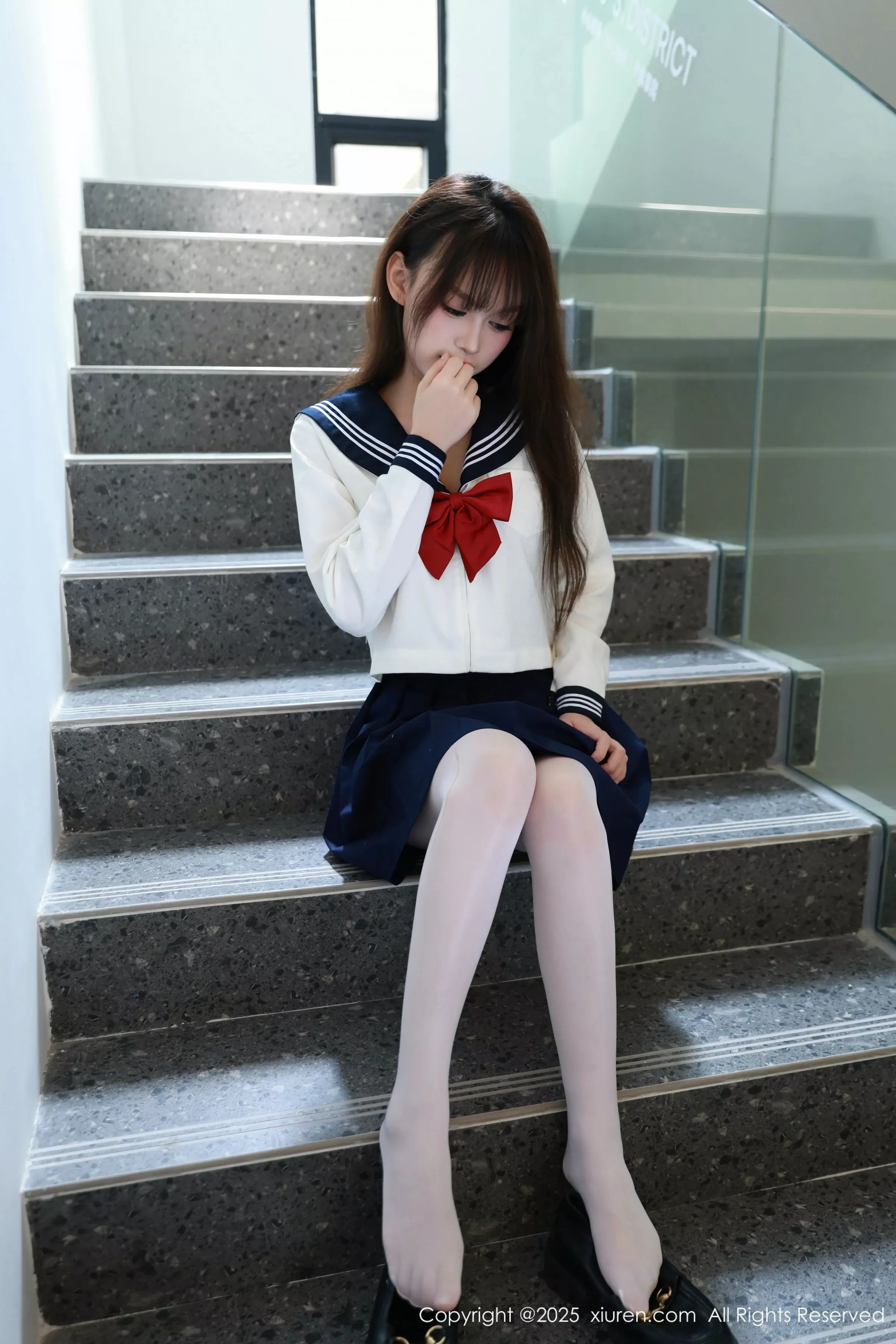 秀人集.com_[XiuRen秀人网]No.10458_新人模特糯咪性感JK制服配超薄白丝袜秀曼妙身姿撩人诱惑写真88P