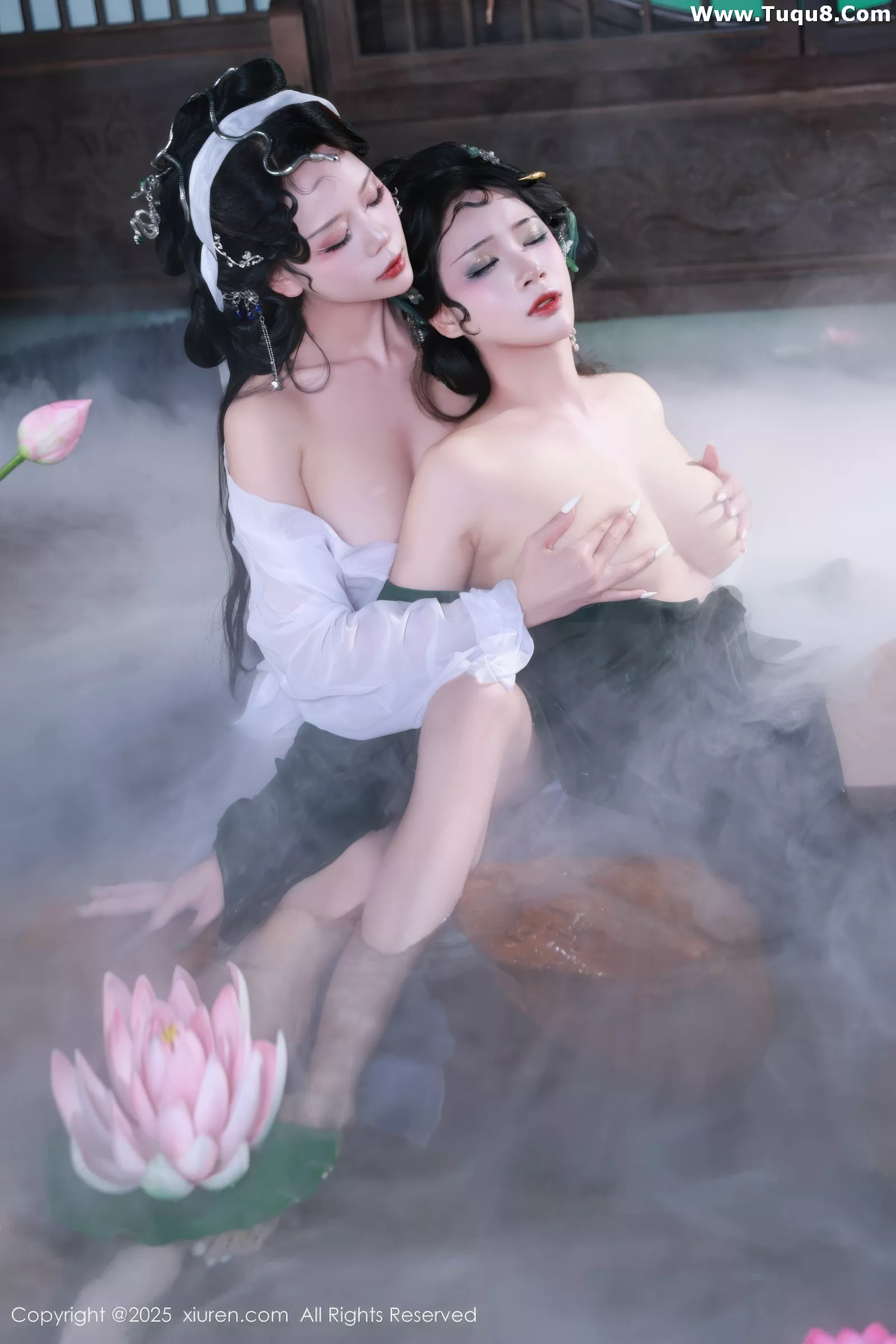 秀人集.com_[XiuRen秀人网]No.10561_模特南乔古风场景青蛇装扮性感低胸服饰秀完美身材诱惑写真88P