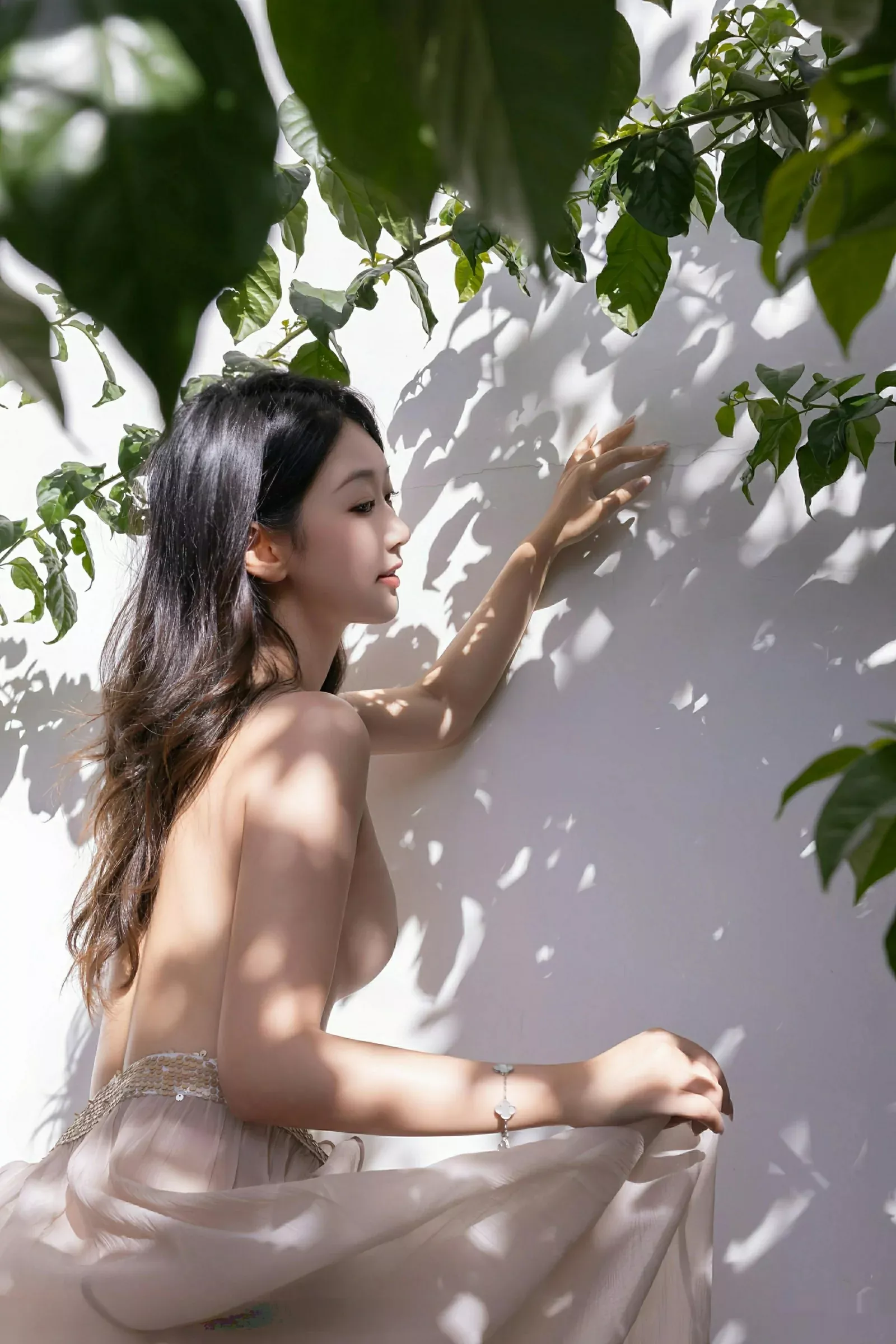 秀人集.com_[XiuRen秀人网]No.10619_模特唐安琪性感浅色薄纱服饰配超薄肉丝秀曼妙身姿完美诱惑写真81P