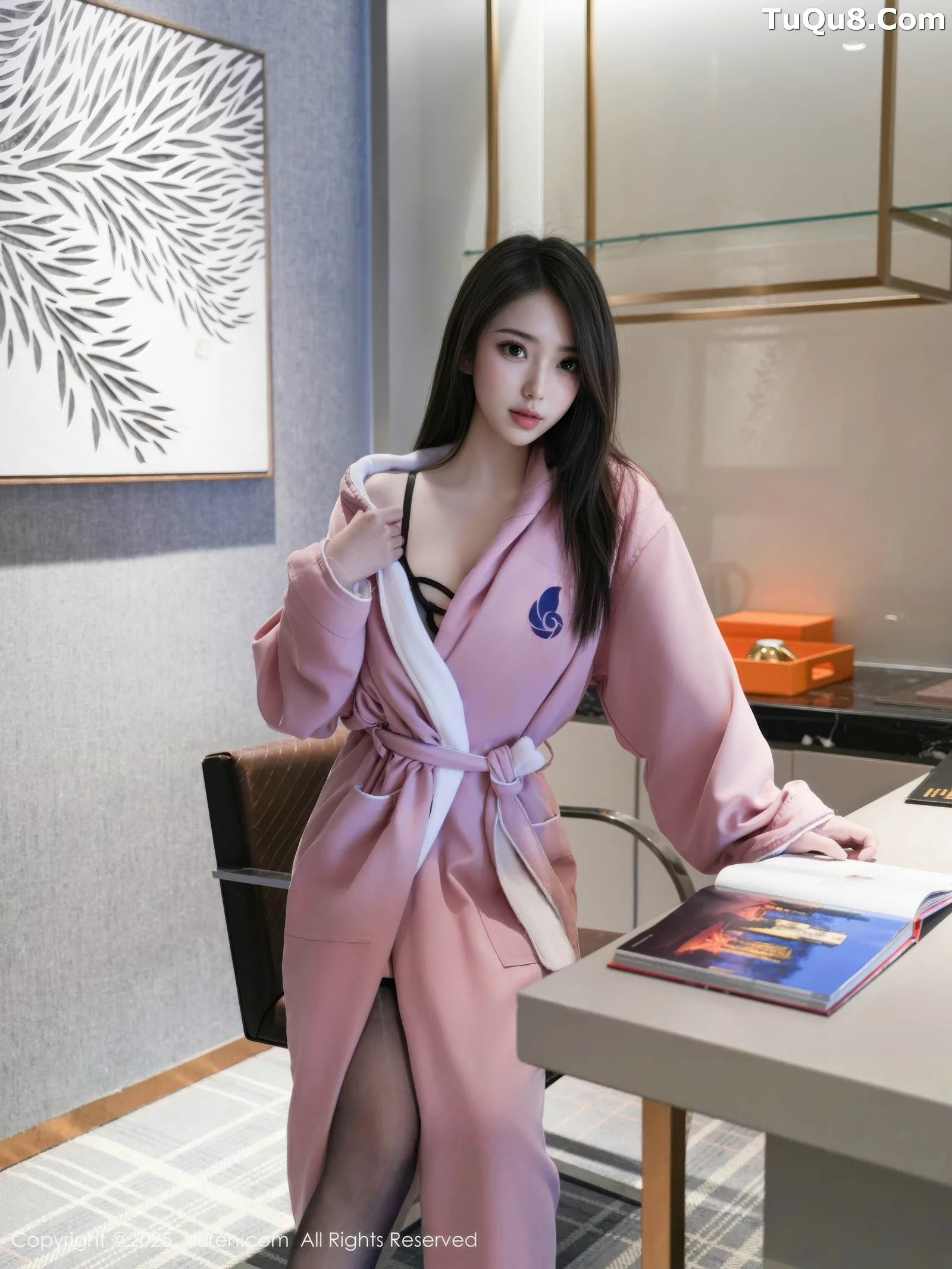 秀人集.com_[XiuRen秀人网]No.10669_新人模特烧烧小桃性感黑色情趣内衣配黑丝吊袜秀曼妙身材诱惑写真99P