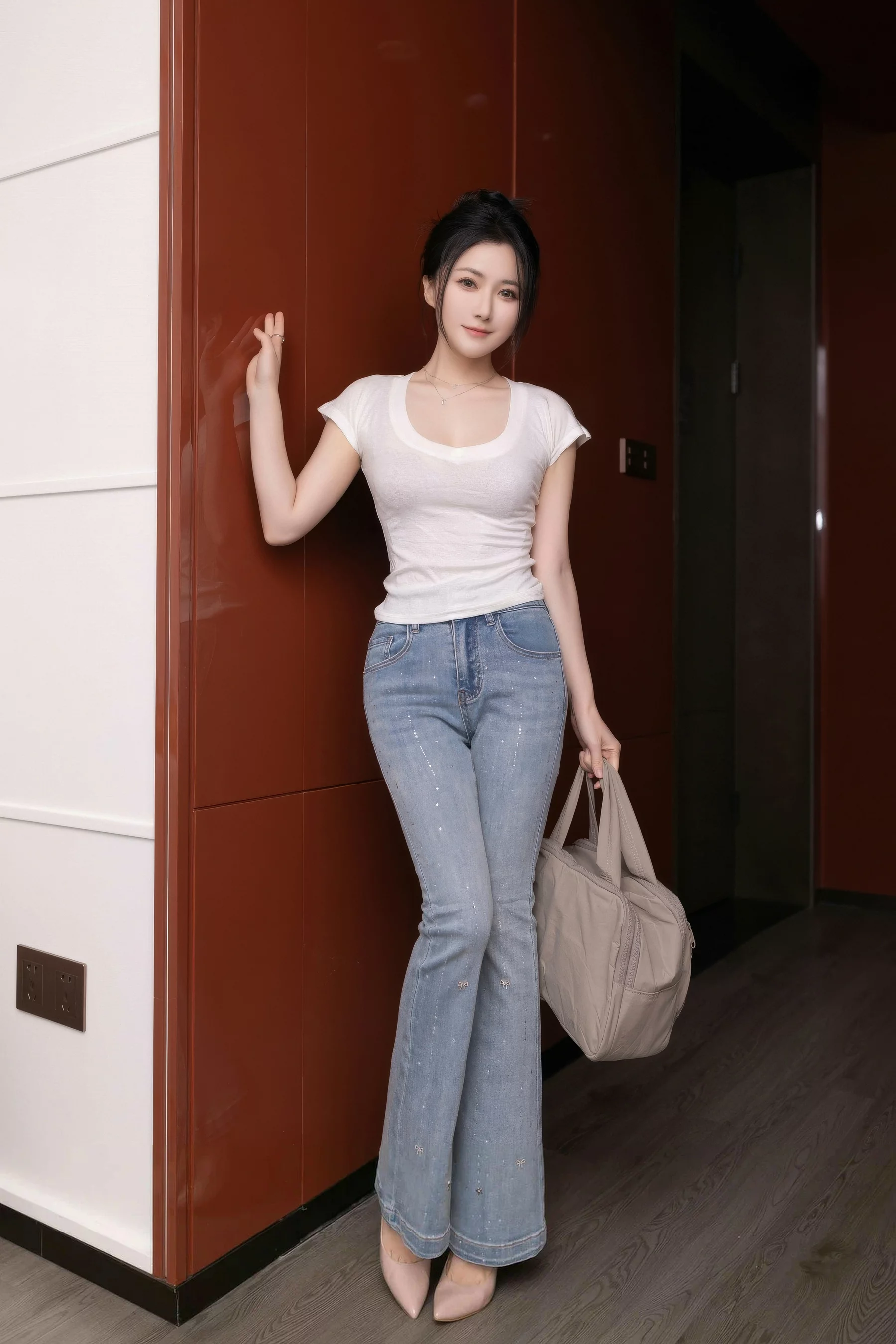 秀人集.com_[XiuRen秀人网]No.10858_模特鱼子酱Fish性感暖灰蕾丝内衣配超薄肉丝秀曼妙身材诱惑写真76P