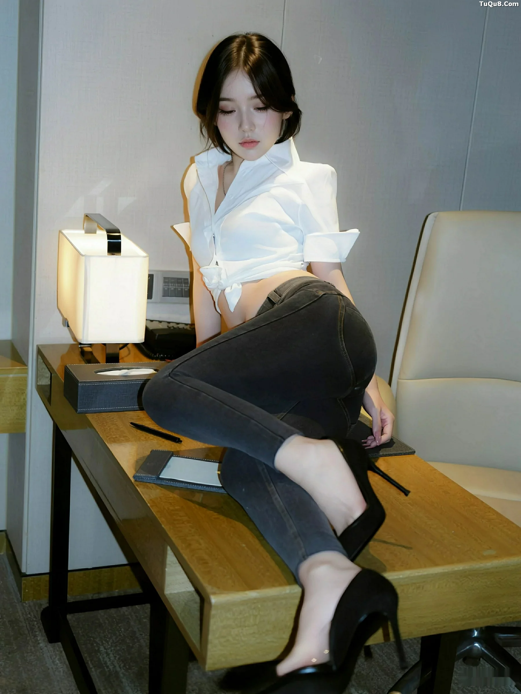 秀人集.com_[XiuRen秀人网]No.10785_模特汁汁性感白T配牛仔长裤露蓝灰色内衣秀曼妙身姿诱惑写真76P