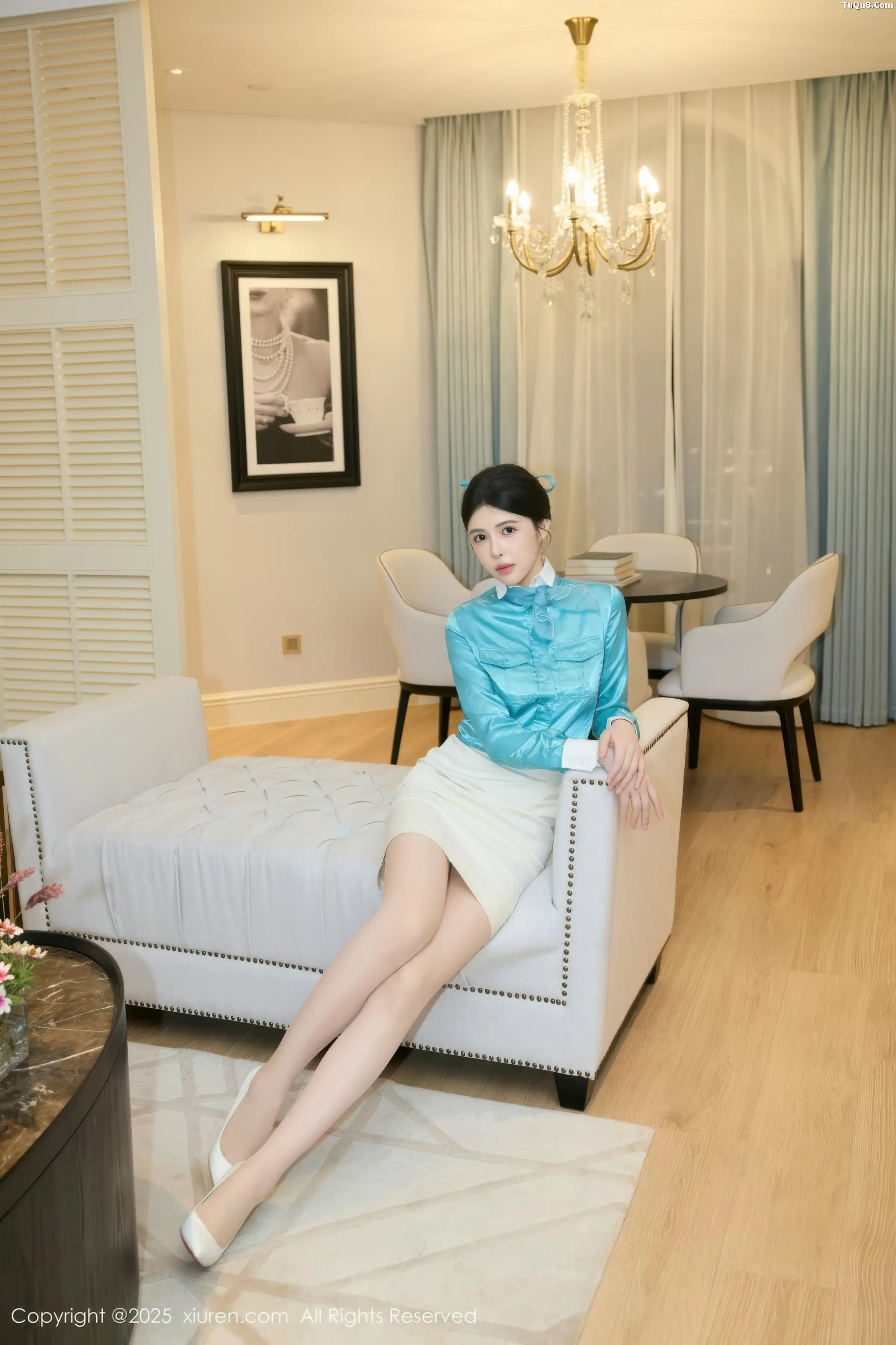 秀人集.com_[XiuRen秀人网]No.10998_模特方蕾蕾性感空姐制服露白色内衣配开档肉丝秀凹凸身材诱惑写真77P