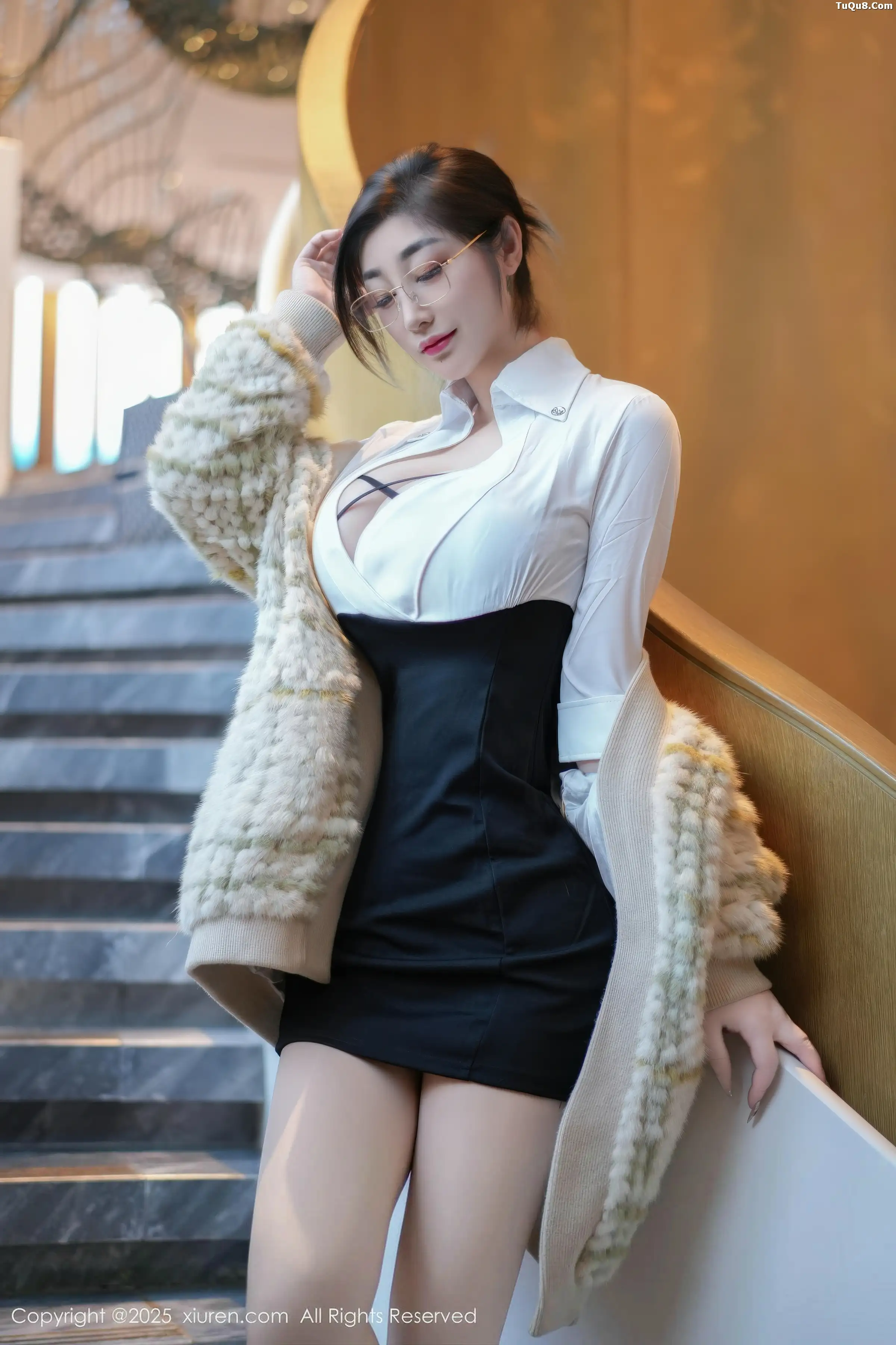 秀人集.com_[XiuRen秀人网]No.11045_女神妲己_Toxic性感白色衬衫露黑色内衣秀丰满身材诱惑写真80P